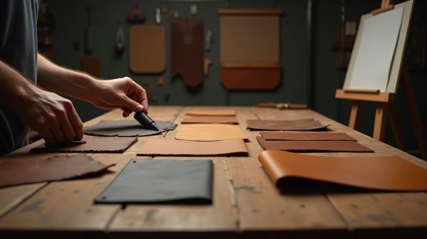 Comment un atelier choisit son cuir avant même de dessiner le patron