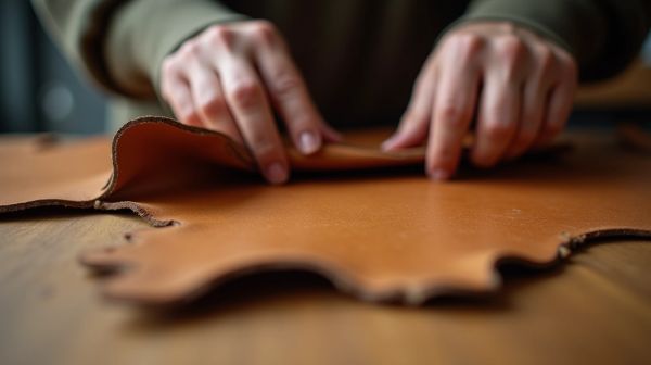 Comment un atelier choisit son cuir avant même de dessiner le patron
