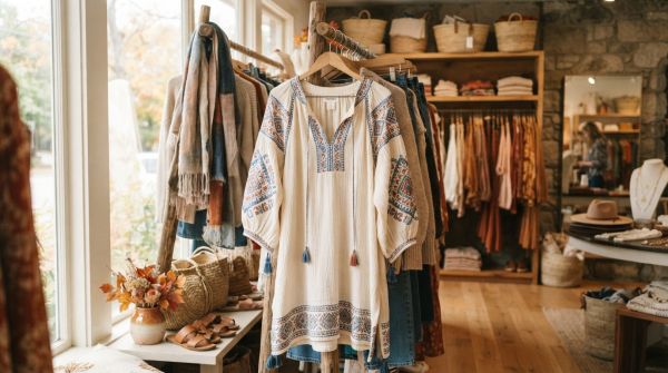 Kaftan en coton : la pièce que les boutiques gardent en rayon bien après l'été
