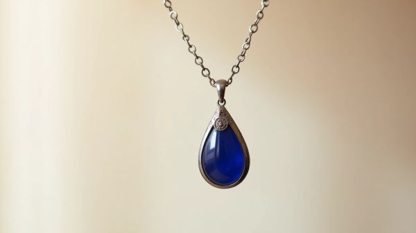 Onyx, lapis-lazuli, boussole : ce que raconte un pendentif masculin